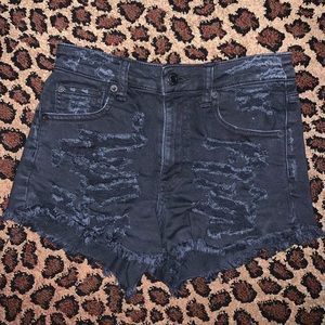 American Eagle Distressed Jean Shorts
